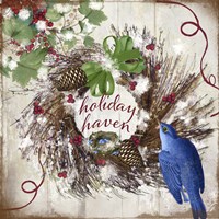 Bluebird Christmas II Fine Art Print