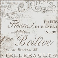 Bon Mots I Fine Art Print