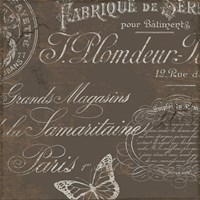 Bon Mots II Framed Print