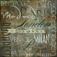 Cities of the World III Fine Art Print