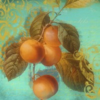 Glowing Fruits I Fine Art Print