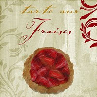 Tartes Francais, Strawberry Framed Print
