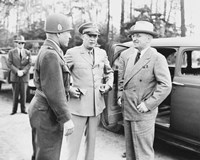Harry Truman with General Eisenhower and Hickey Fine Art Print