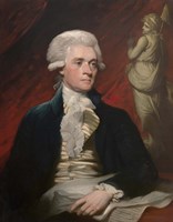 Vintage President Thomas Jefferson Fine Art Print