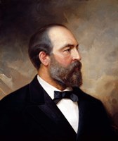 Vintage President James Garfield Fine Art Print