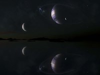 Sunset on Epsilon Eridani B5 Fine Art Print