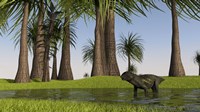 Lystrosaurus Water Fine Art Print