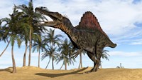 Spinosaurus Hunting Fine Art Print