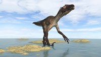Utahraptor in Prehistoric Waters by Kostyantyn Ivanyshen - various sizes