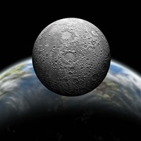 Cratered Moon Fine Art Print