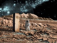 Astronaut on an Alien World Fine Art Print