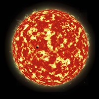 Planet Passing in Front of Sun Fine Art Print