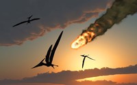 Pteranodons in Flight Fine Art Print