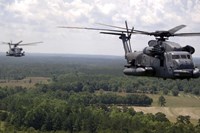 MH-53 Pave Low Helicopters Fine Art Print