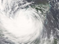 Hurricane Dean - various sizes