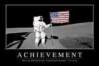 Achievement: Inspirational Quote and Motivational Poster Fine Art Print