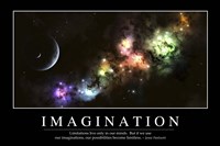 Imagination: Inspirational Quote and Motivational Poster Fine Art Print