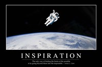 Inspiration: Inspirational Quote and Motivational Poster Fine Art Print