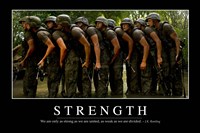 Strength: Inspirational Quote and Motivational Poster - various sizes - $47.49