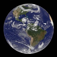 Hurricane Dean Approaches Yucatan Peninsula Fine Art Print