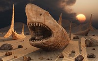 Megalodon Desert Fine Art Print