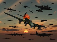 B-17 Flying Fortress Fine Art Print
