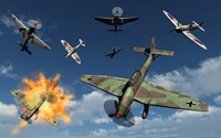 German Ju 87 Stuka Dive Bombers Fine Art Print