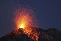 Stromboli Eruption, Aeolian Islands Fine Art Print