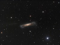 NGC 3628, the Hamburger Galaxy Fine Art Print