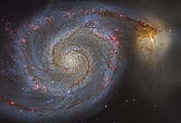 The Whirlpool Galaxy Fine Art Print