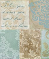 Live Your Dreams Fine Art Print