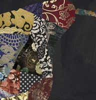 Pear Brocade II Fine Art Print