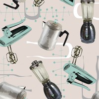 Fifties Patterns I Fine Art Print