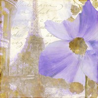 Purple Paris I Fine Art Print