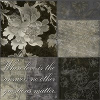 When Love Is the Answer Framed Print