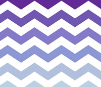 Purple-Blue Chevron Fine Art Print