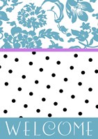 Teal Dots Fine Art Print