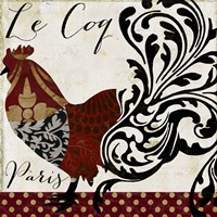 Roosters of Paris I Fine Art Print