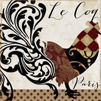 Roosters of Paris II Fine Art Print