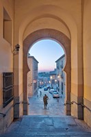 Gate to Zocodover Square (Plaza Zocodover), Toledo, Spain Fine Art Print