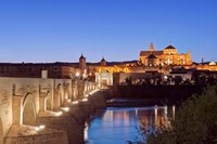 Roman Bridge, Catedral Mosque of Cordoba, Cordoba, Andalucia, Spain Fine Art Print