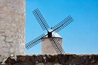 Spain, Toledo Province, Consuegra La Mancha Windmills Fine Art Print