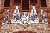 Tiles of Santa Maria Magdalena, Novelda, Spain Fine Art Print
