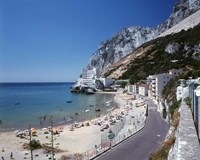 Catalan Bay, Gibraltar, Spain Fine Art Print