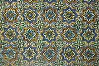 Moorish Mosaic Azulejos (ceramic tiles), Casa de Pilatos Palace, Sevilla, Spain Fine Art Print