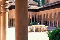 Patio de los Leones in the Alhambra, Granada, Spain Fine Art Print