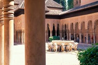 Patio de los Leones in the Alhambra, Granada, Spain Fine Art Print