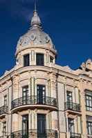 Harborfront Buildings, Llanes, Spain Fine Art Print