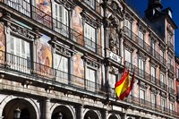 Spain, Madrid, Plaza Mayor, Building Detail Fine Art Print