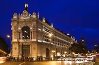 Banco de Espana, Plaza de Cibeles, Madrid, Spain Fine Art Print
